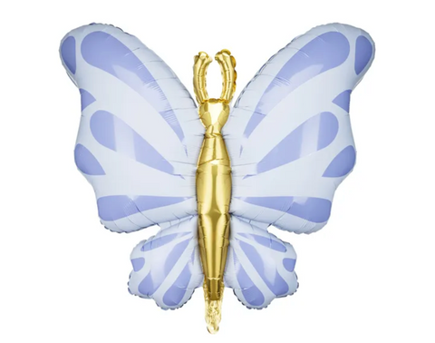 balionai drugeliai roziniai violetiniai melyni