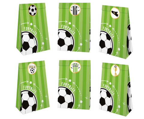 Maišeliai skanėstams futbolo tema dovaneles sveciams gimtadienis