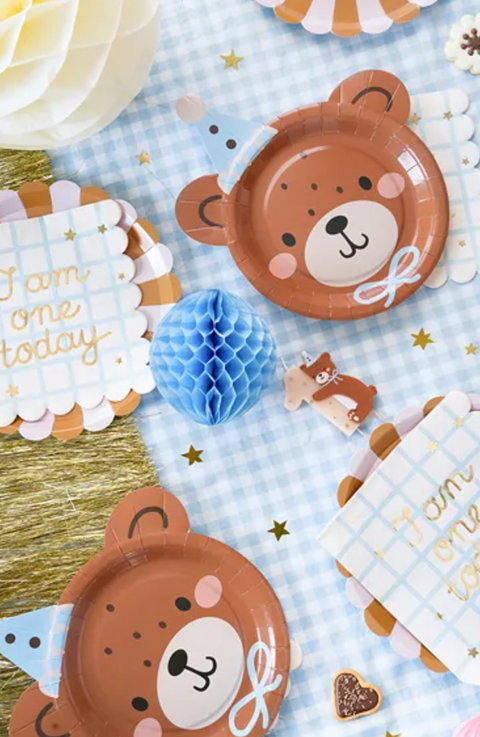 žvakutė vienetas vienas pirmam gintadieniui meškiukų tema 
