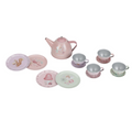 arbatos rinkinys metaliniai puodeliai little dutch tea set fairy garden vaiku dovanos idejos