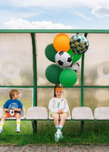 futbolo tema gimtadienis balionai dekoracijos futbolui