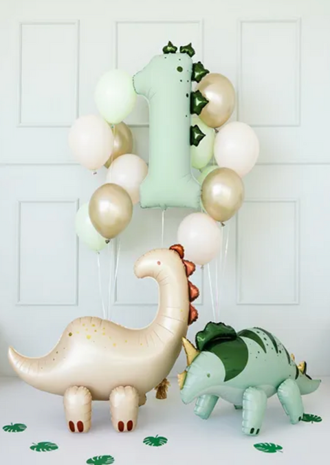 skaičius balionas dinozauras grazus helio balionai kokybiski dinozauru tema