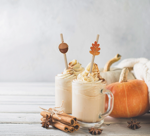 Popieriniai šiaudeliai "Ruduo"