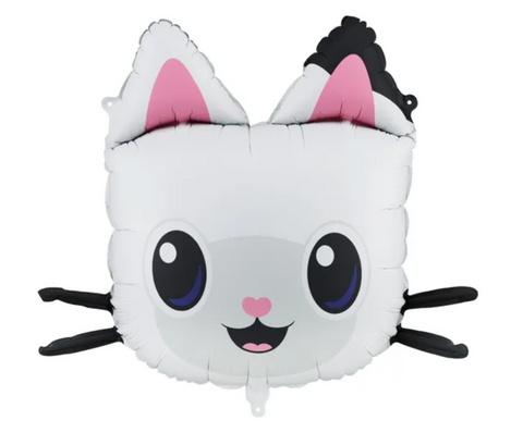 Folinis balionas - Gabby's Dollhouse Pandy Paws helio balionai. gabes leliu namai