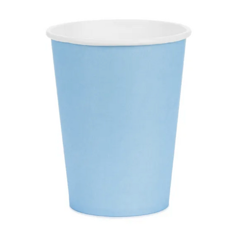 melyni popieriniai vienkartiniai puodeliai indai sventems gimtadieniui spalvu vakarelis