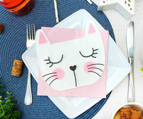 Paper napkins "Cat"