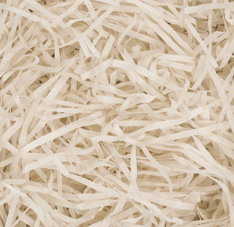 dovanų dėžutės užpildas kremines spalvos