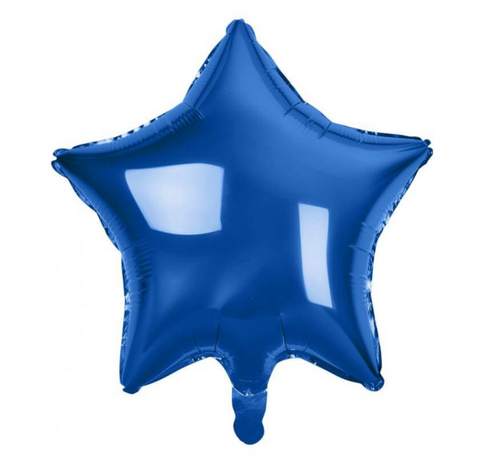 Foil balloon star (assorted colors)