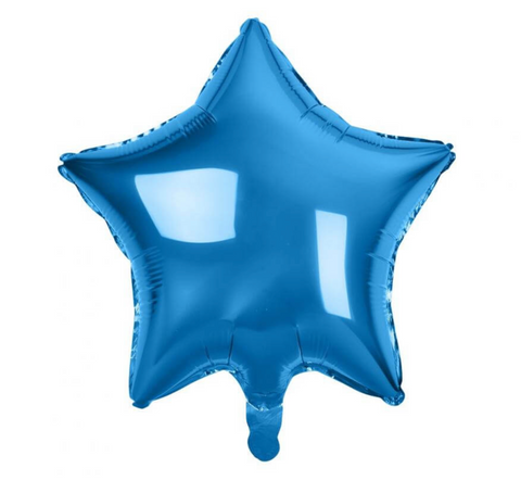 Foil balloon star (assorted colors)