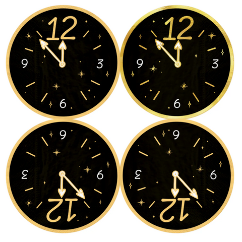 Paper napkins "Clock"