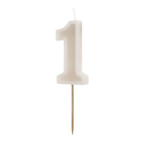 Birthday candles numbers (various colors)