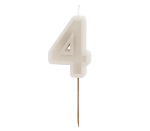 Birthday candles numbers (various colors)