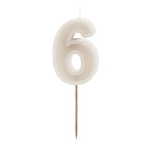 Birthday candles numbers (various colors)
