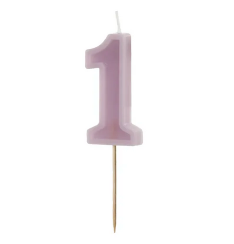 Birthday candles numbers (various colors)