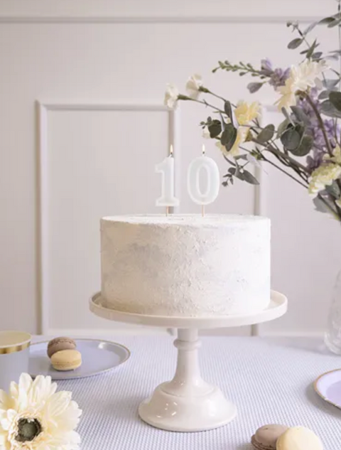 Birthday candles numbers (various colors)