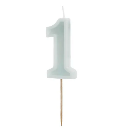 Birthday candles numbers (various colors)