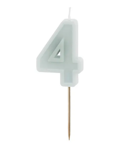Birthday candles numbers (various colors)