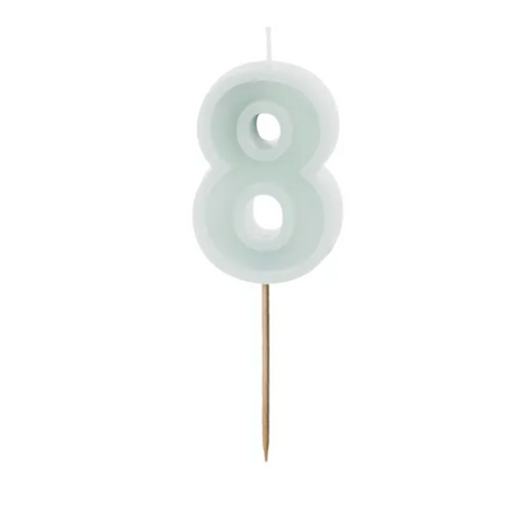 Birthday candles numbers (various colors)