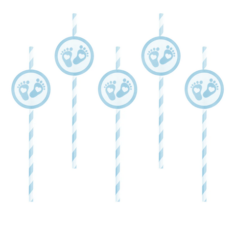 Popieriniai šiaudeliai (rožinė/mėlyna)