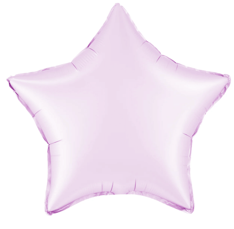 Foliniai balionai širdelės, žvaigždutės - matinės, pastelinės spalvos