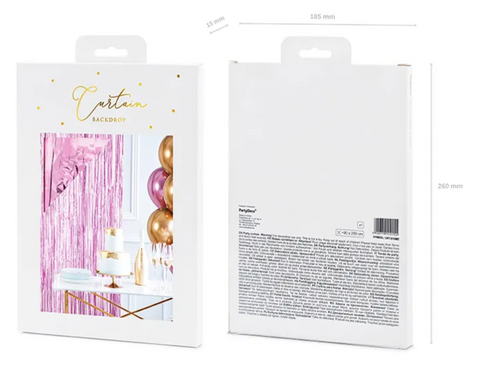 Decorative curtain "Rain" (various colors and sizes)