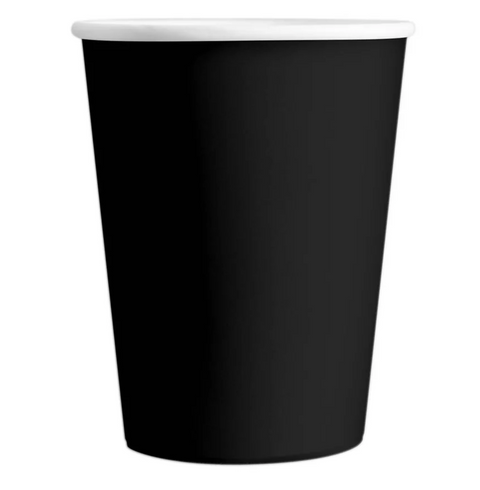 juodi puodukai puodeliai gimtadieniui sventei atributika