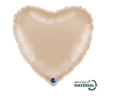 kremine pasteline sirdele balionas beige ruda