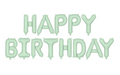 Folinė gimtadienio raidžių girlianda 340 cm
Happy Birthday foliniai balionai įvairių spalvų
Folinė raidžių girlianda Happy Birthday 340 cm juoda