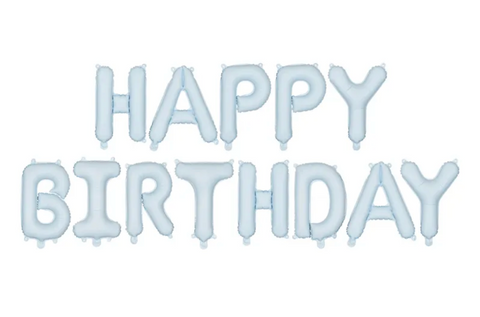 Folinė gimtadienio raidžių girlianda 340 cm
Happy Birthday foliniai balionai įvairių spalvų
Folinė raidžių girlianda Happy Birthday 340 cm juoda