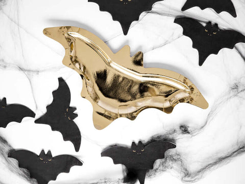 Vienkartinės lėkštės "Gold bat"