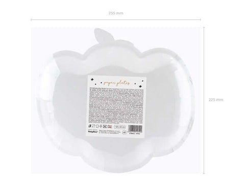 Vienkartinės lėkštės "Moliūgas"