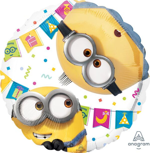 Apvalus folinis balionas „Minions 2 – Otto“, 46 cm
