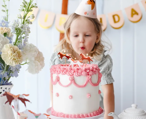 arkliukai  žvakutės dekoracijos gimtadieniui vaikams ūkio tema