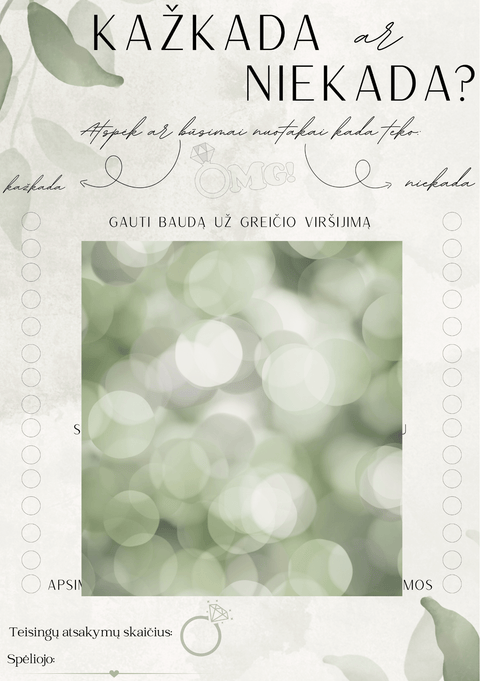 mergvakario idėjos žaidimai veikla kortelės mergvakaris mergvakariui atributika