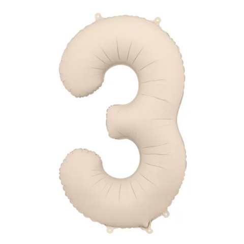 pasteliniai skaiciai balionai kreminis rudas helio balionas skaicius  0 1 2 3 4 5 6 7 8 9