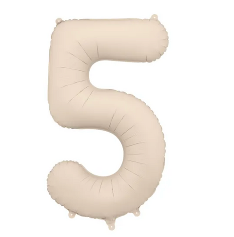 pasteliniai skaiciai balionai kreminis rudas helio balionas skaicius  0 1 2 3 4 5 6 7 8 9