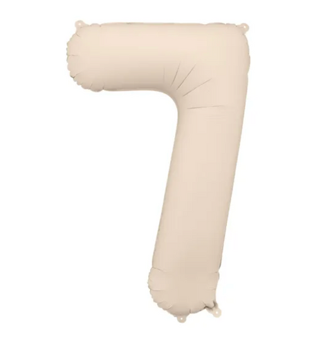 pasteliniai skaiciai balionai kreminis rudas helio balionas skaicius  0 1 2 3 4 5 6 7 8 9