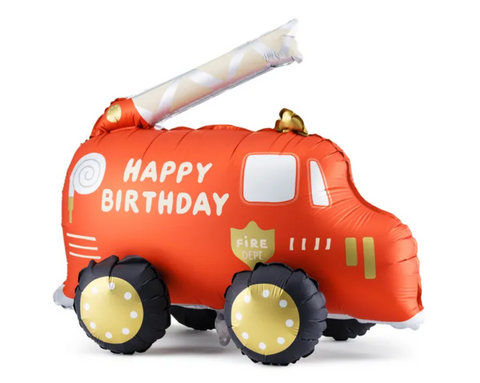 Stand-up foil balloon "Fire engine"