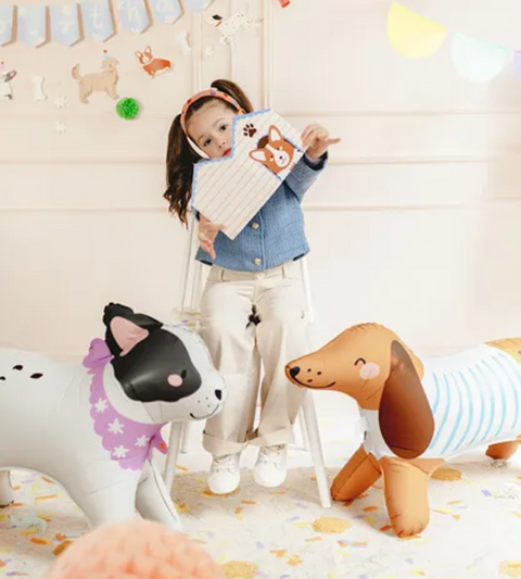 suniuku tema balionas suo taksas dekoracijos gimtadieniui suniukai patruliai dekoras sventems