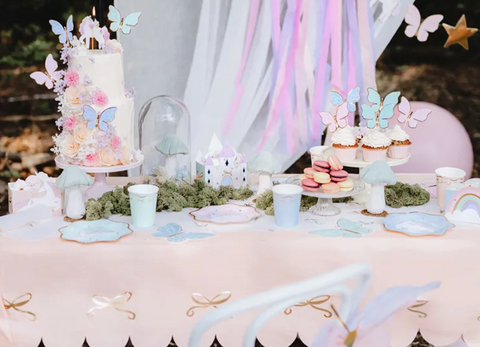 serveteles drugeliai gimtadienio dekoracijos dekoras