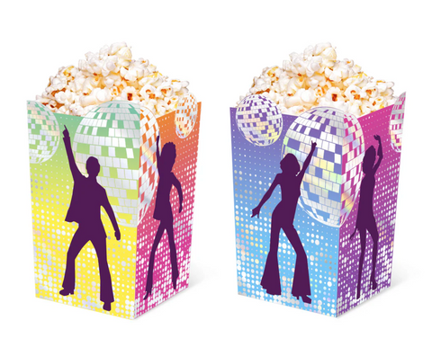 dekoracijos disko tema ppopkornu dezutes