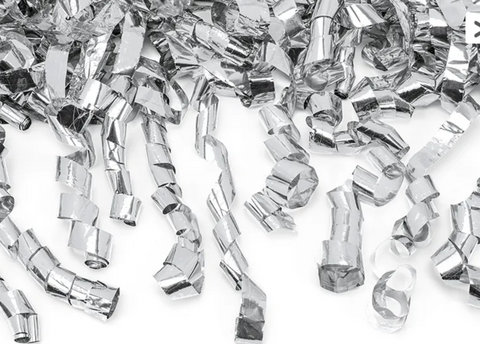 vakareliu konfeti gimtadieniu patrankos konfeti juosteles aukso sidabro spalvos dekoracijos sventems