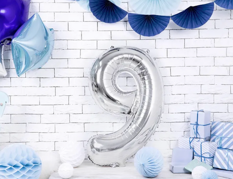 sidabriniai skaiciai balionai helio balionai pigus mazeikiuose jubiliejaus gimtadienio dekoracijos sventems