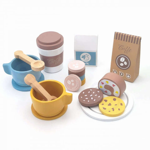 Wooden toy - coffee machine (TOOKY TOY)