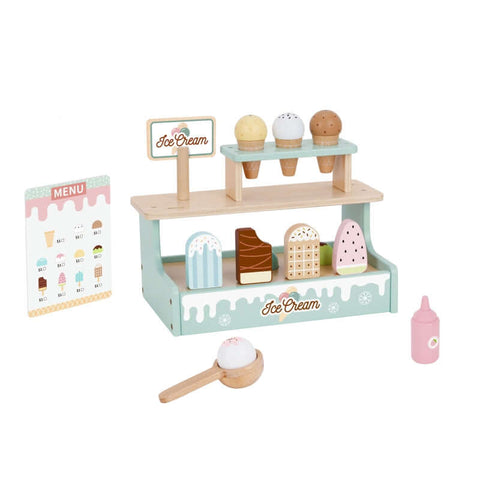 medinė ledainė medinė virtuvėlė medinės virtuvėlės žaislai