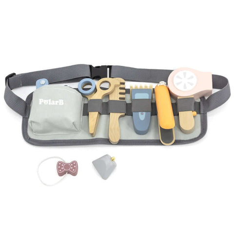 kirpėjo kirpėjos rinkinys mediniai žaislai